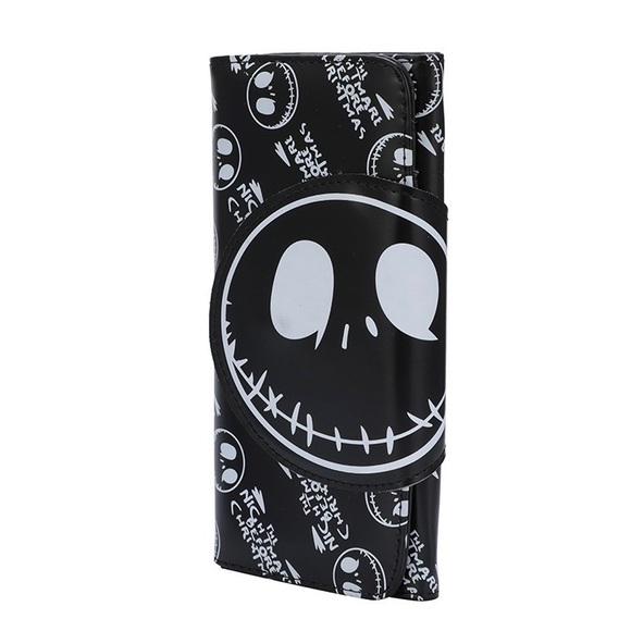 Unisex Nightmare Before Christmas magnetic buckle wallets. white or black - Picture 2 of 7